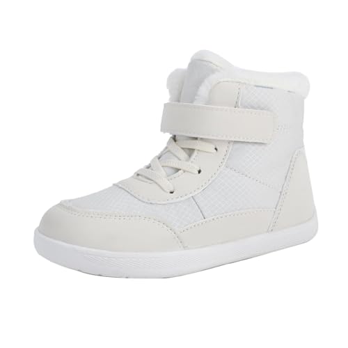 Motorradschuhe FüR Herren - Atmungsaktiv, BarfußSchuhe VerstäRkte Leder Biker, Motorradstiefel MäNner Mit KnöChelstüTze, Winterschuhe GefüTtert Trekking-Wanderschuhe Rutschfest Winterstiefel von Generisch