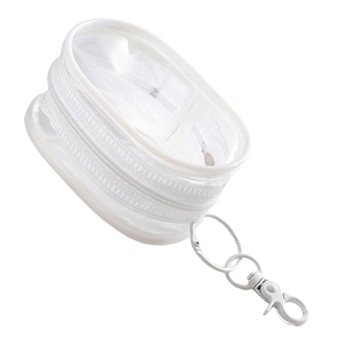 Münzbörse – Münztasche | Münzbörse Damen | Klare Brieftasche Schlüsselanhänger Kopfhörer Tasche | Kleine Münzbörse | Transparente dicke PVC Kleine Münzbörse für Weihnachten, Kindertag, Abschluss, von Generisch