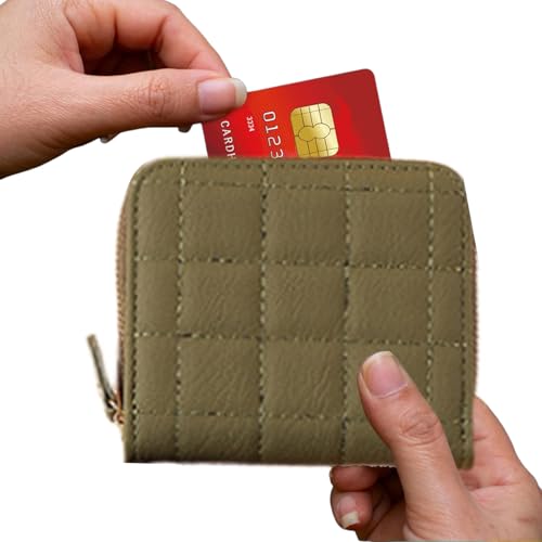 Münztasche Mit Reißverschluss – Kleine Geldbörse, Kompakter Geldbeutel, Taschen-Organizer, Robuste Kartentasche, Tragbare Reisetasche, Sicheres Kleingeldfach, Praktisches Damen-Accessoire | Reißversch von Generisch