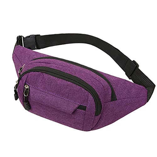 Multifunktionale Gürteltasche für Sport, Handy, Laufen, Herren, Segeltuch, Hüfttasche, für Kinder, für Mädchen, Kleinkinder, Hüfttaschen mit Gürtel, violett, Einheitsgröße Multifunktionale Gürteltasche für Sport, Handy, Laufen, Herren, Segeltuch, Hüfttasche, für Kinder, für Mädchen, Kleinkinder, Hüfttaschen mit Gürtel, violett, Einheitsgröße von Generisch