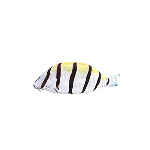 Multifunktionales Federmäppchen mit Niedliches Kreatives Fisch-Imitat-Design Stilvolles Stiftebox für Schule Büro Hochwertiges Staubdichtes Material Leicht zu Reinigen Schreibwarentasche von Generisch