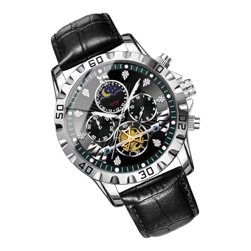 Multifunktionales Modezubehör, wasserdichte Mechanische Uhr Für Geschäftstreffen | Uhren Nach Männern, Mechanische Uhr - Stilvolle Automatische Uhren Für Männer, von Generisch