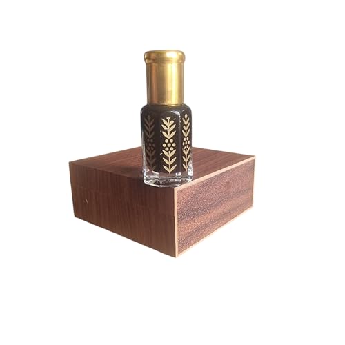 Musk Al Ghazal Parfümöl | Schwarz | Unisex Alkoholfrei Attar | Langanhaltender arabischer Duft | Konzentriertes natürliches Duftöl für Damen & Herren | Reisegröße (Medium (6ml, 1/2 Tola)) von Generisch