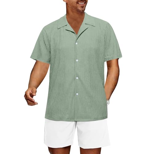 Musselin Hemd Herren Elastizität Streifen Hemd Leicht Komfortabel Atmungsaktiv Leinenhemd Einfarbig Elegant Lange und Kurze Ärmel Hawaii Hemd Boho Style Knöpfe Freizeit Trachtenhemd Sommerhemd Musselin Hemd Herren Elastizität Streifen Hemd Leicht Komfortabel Atmungsaktiv Leinenhemd Einfarbig Elegant Lange und Kurze Ärmel Hawaii Hemd Boho Style Knöpfe Freizeit Trachtenhemd Sommerhemd von Generisch