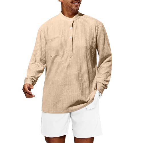 Musselin Hemd Herren Elastizität Streifen Hemd Leicht Komfortabel Atmungsaktiv Leinenhemd Einfarbig Elegant Lange und Kurze Ärmel Hawaii Hemd Boho Style Knöpfe Freizeit Trachtenhemd Sommerhemd Musselin Hemd Herren Elastizität Streifen Hemd Leicht Komfortabel Atmungsaktiv Leinenhemd Einfarbig Elegant Lange und Kurze Ärmel Hawaii Hemd Boho Style Knöpfe Freizeit Trachtenhemd Sommerhemd von Generisch