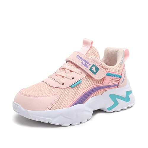 Muttertagsgeschenk, Turnschuhe Mädchen Kinderschuhe Laufschuhe Sport Schuhe Walkingschuhe Sneaker & Sportschuhe Kinder Tennisschuhe Hallenschuhe Leichte, Pink, 31 von Generisch