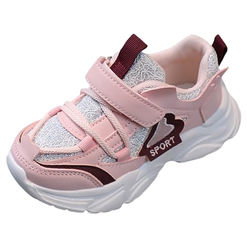 Muttertagsgeschenk, Turnschuhe Mädchen Walkingschuhe Sport Schuhe Kinderschuhe Laufschuhe Sneaker & Sportschuhe Kinder Hallenschuhe Tennisschuhe Leichte, Pink, 31 von Generisch