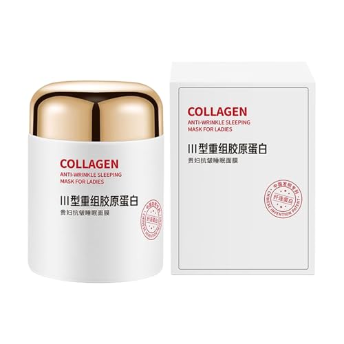 Nachtverpackung Maske, tiefe Flüssigkeitszufuhr, 100 g, schlafende Gesichtscreme, Nachtgesichtsmasken, Festung und Straffung, für Frauen Mädchen Freundin Mutter Schwester Familie Nachtverpackung Maske, tiefe Flüssigkeitszufuhr, 100 g, schlafende Gesichtscreme, Nachtgesichtsmasken, Festung und Straffung, für Frauen Mädchen Freundin Mutter Schwester Familie von Generisch