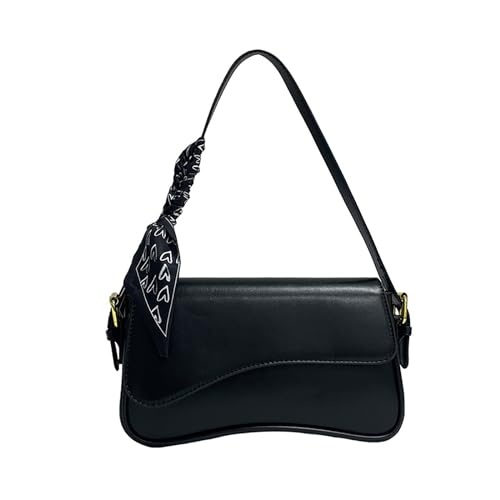 Nähen Taschen Kleine Umhängetasche für Damen, Handtasche, Clutch, klassische Retro-Umhängetasche Große Taschen Für Schule (Black, One Size) von Generisch