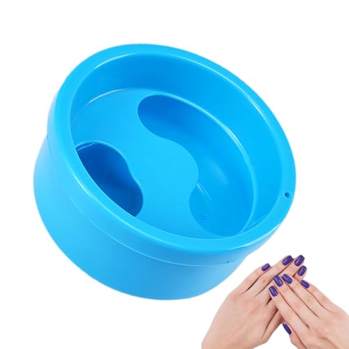 Nagel Einweichschale - Zum Entfernen Von Gel- Und Acrylnägeln | Handpflege Schüssel Für -Maniküre | Für Frauen Und Mädchen, Langlebiges Material | Runde Abs-Schale von Generisch