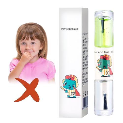 Nagelbeißen Beenden | Daumenlutschen Schutz - Bitterflüssigkeit Für Unterwegs & Zuhause Mit Nagelpflege von Generisch