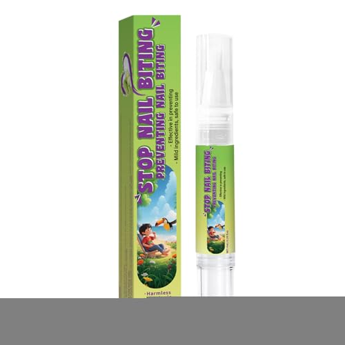Nagelbeißen Verhinderung - 4ML Lösung Gegen Fingernägelkauen | Sicherer Daumenlutschen Stopper Für Kleinkinder Unterwegs Frauen Männer von Generisch