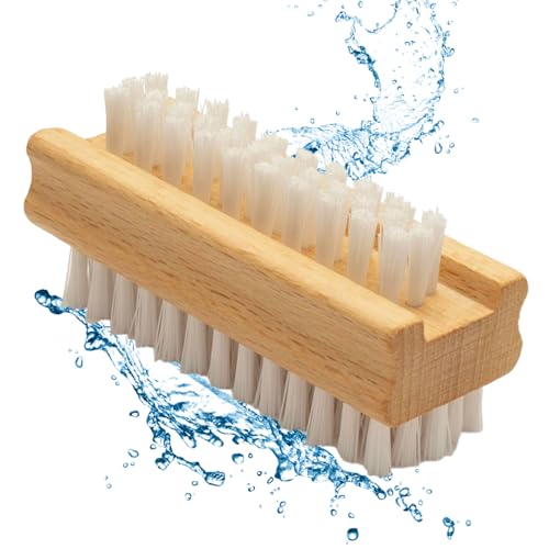 Nagelbürsten Zur Reinigung,Holz Nagelschrubber Bürste | Reiniger Mit Anti-Rutsch Griff Natürliche Borsten Für Haushalt Reise Damen Herren Salon von Generisch