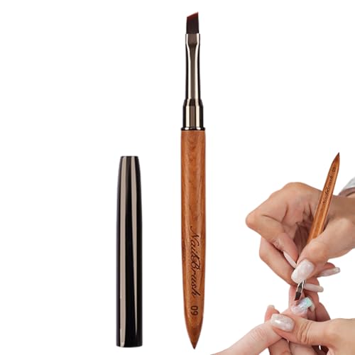 Nagelbürsten für Nagelkunst, Nageldesignpinsel, Nageldesign-Malpinsel, Nagellackpinsel aus Sandelholz für dünne Details, feine Zeichnungen, lange Linien, für den Heimgebrauch und den professionellen N von Generisch
