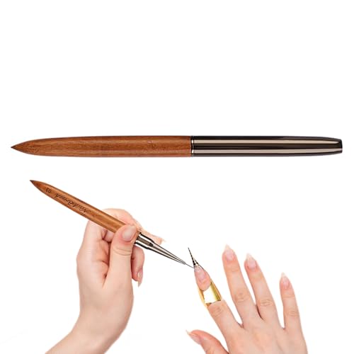 Nageldesign-Pinsel, Detail-Nagelkunstpinsel | Nageldesign-Malpinsel - Nagellackpinsel aus Sandelholz für dünne Details, feine Zeichnungen, lange Linien, für den Heimgebrauch und den professionellen Na von Generisch
