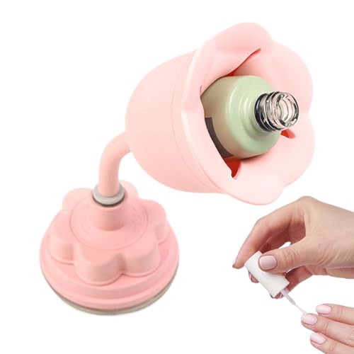 Nagellackhalter, kippsicher, um 360 ° drehbar, mit starkem Saugnapf, für Mädchen und Frauen zu Hause und auf Reisen von Generisch