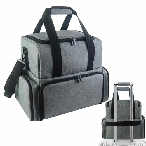 Nagellackkoffer - Nagellack-Aufbewahrungstasche, Nagellack-Organizer | Große Nagellack-Aufbewahrungstasche für 80 Flaschen und eine Nagellampe, Nagellack-Tragetasche mit 2 abnehmbaren Taschen, von Generisch