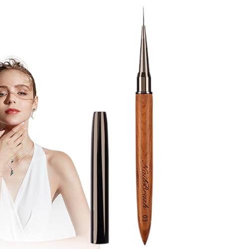 Nagellackpinsel, Pinsel, Nageldesign-Malpinsel, Nagellackpinsel aus Sandelholz für dünne Details, feine Zeichnungen, lange Linien, für den Heimgebrauch und den professionellen Nagelstudio von Generisch