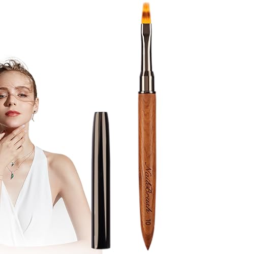 Nagellackpinsel, Pinsel,Nageldesign-Malpinsel - Sandelholz-Nagelkunstpinsel für lange Linien, dünne Details, feines Zeichnen, Nageldesign, Heimgebrauch und professionell von Generisch