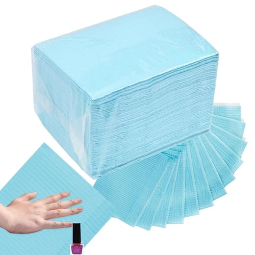 Nagelmatte | Nagelspitzen Kunst Tischtücher | Nagelspitzen Kunst wasserdichtes Pad für Salon | wasserabsorbierendes, 3-lagiges Design, saubere Pads für Maniküre-Profis Anfänger von Generisch