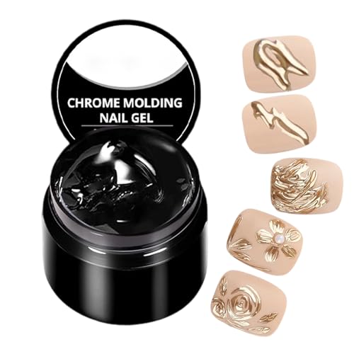 Nagelmodelliergel - Modelliergel Für LED/UV-Lampen Mit Starker Härte | 7ml nicht klebender Nagelaufbau-Kleber, Maniküre Zubehör für und Unterwegs von Generisch