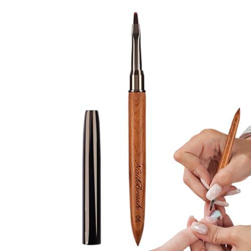Nagelpinsel für – Nageldesign-Malpinsel | Sandelholzpinsel für lange Linien, dünne Details, feines Zeichnen, Design, Heimgebrauch und von Generisch