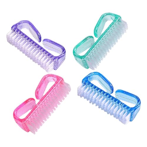 Nagelreinigungsbürste, Nagelscheuerbürste mit Griff, Nagelreinigungsbürste, Fingernagelbürsten für Kinder oder Erwachsene, um Hände, Füße und Nägel sauber und ordentlich zu halten von Generisch