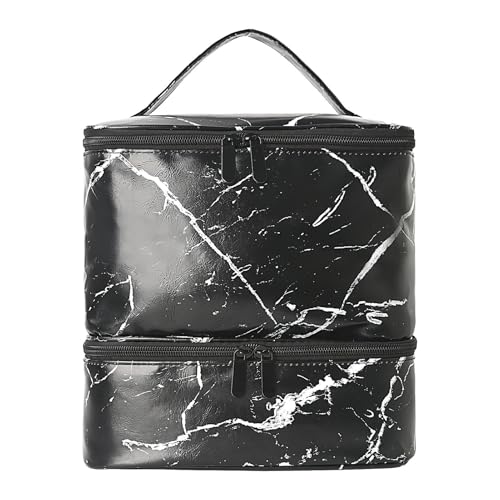 Nail Polish Bag, Double Layer Nail Organizers, 9.84x7.87in Flexible Lamp Supplies Organizer, Lightweight Portable Travel Pouch, Convenient Storage for Families, Salon and Home Use von Generisch