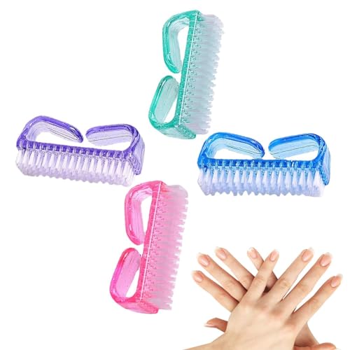 Nail Scrub Brush | Nagelbürste zur Reinigung der Fingernägel | Nagelreinigungsbürste, Fingernagelbürsten für Kinder oder Erwachsene, um Hände, Füße und Nägel sauber und ordentlich zu halten von Generisch