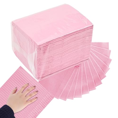 Nail Tech Papierhandtuch, 50 Nail Tech Einwegblätter, Nageltischdecken, Nail Tech Tischtücher, Saubere Pads Nagelmatten, Maniküre Tischsets, Papiertücher für Nageltechniken, Maniküre-Profis von Generisch