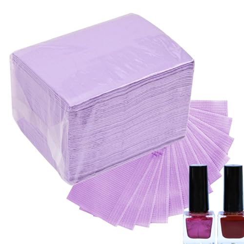 Nail Tech Papierhandtuch – 50 Einwegblätter für Nail Tech | Nail Tech Tischtücher | Nageltischdecken | wasserabsorbierende Reinigungspads | Nagelmatten für Maniküre von Generisch