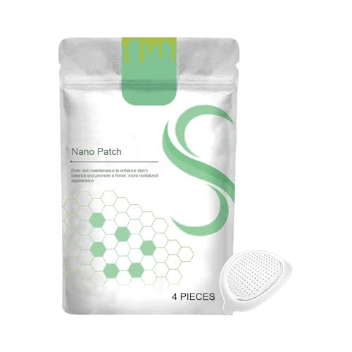 Nano Microneedle Patch, M-icro Nadelpflaster, Ganzkörperkosmetik Bandagen Patches, Zielen feine Linien sanft, Hautfreundlicher Komfort, 4 Stück, Geeignet für Männer und Frauen von Generisch