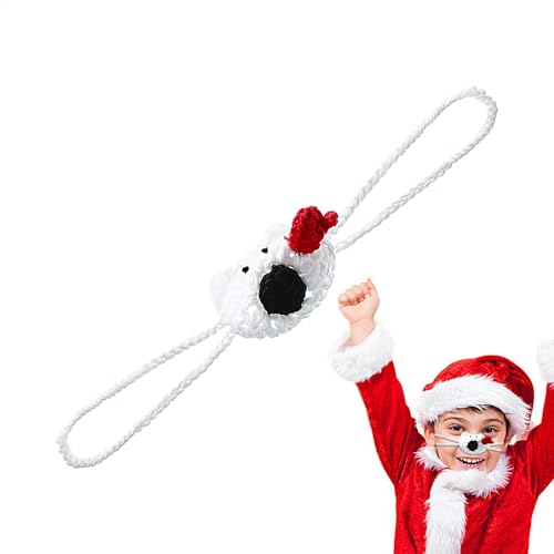 Nasenwärmer für eine kalte Nase – gehäkelte Weihnachts-Nasenabdeckung, weihnachtlicher Webart, Winter-Nasenwärmer, gemütlich, weiche Nasenabdeckung, gestrickter gehäkelter Nasenwärmer für kaltes von Generisch