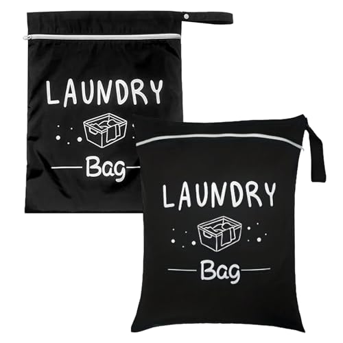 Nassbeutel für Badeanzug und Handtücher, Aufbewahrungstasche für Badetücher, wasserdichte Kleiderbeutel, wasserdichte Reißverschlusstasche mit Griff, Oxford-Tuch, Organizer für Schwimmbad, Reisen von Generisch