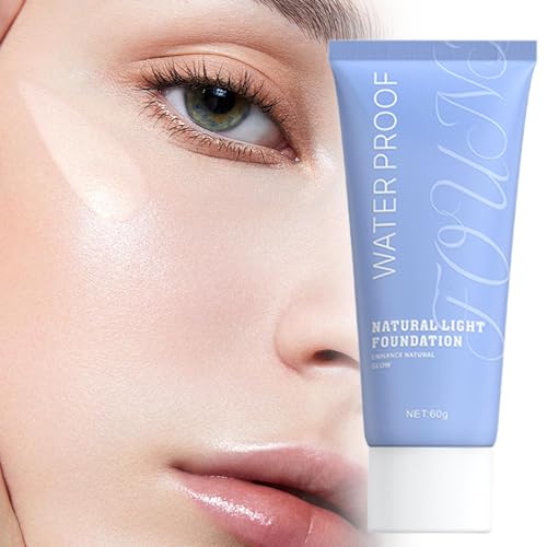 Natürliche Flüssig Foundation | Lang anhaltende Volldeckende Concealer Flüssigkeit,Foundation Kosmetik Make-up für Frauen für Alltag Urlaub Dating Reisen von Generisch