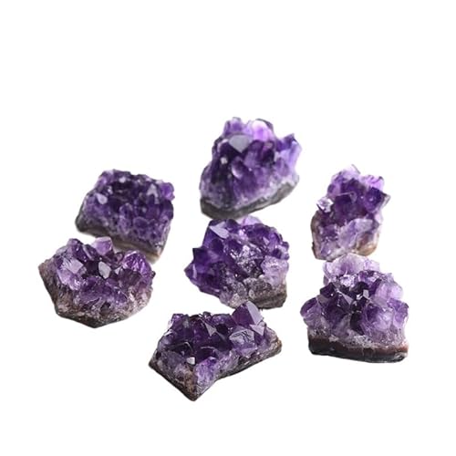 Natürlicher Amethyst-Cluster Original-Steinschmuck, Bergbau-Standard-Heimdekoration, Kunsthandwerk, Einheitsgröße, Stein von Generisch