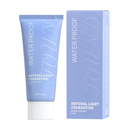 Natürliches Make-up Foundation, Öl Kontrolle Wasserdichter Flüssiger Concealer, Foundation Kosmetik Make-up für Frauen für Alltag Urlaub Dating Reisen von Generisch