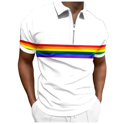 Neon Farben Poloshirts für Herren Regenbogen Bunte LGBTQ Polohemd Freizeithemden Männer Revers Golfshirts Polo Hemd Sommershirts Hemdshirt Sommerhemd Sommershirts Pride Stolzmonat CSD Parade Neon Farben Poloshirts für Herren Regenbogen Bunte LGBTQ Polohemd Freizeithemden Männer Revers Golfshirts Polo Hemd Sommershirts Hemdshirt Sommerhemd Sommershirts Pride Stolzmonat CSD Parade von Generisch