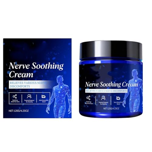 Nervenberuhigungscreme, Neuropathie Reliefcreme, Gelenk und Muskelschmerz Reliefgel, beruhigende Fuß- und Handcremes für Nervenbeschwerden, pflanzliche Formel mit Kühlkomfort (1pcs) von Generisch