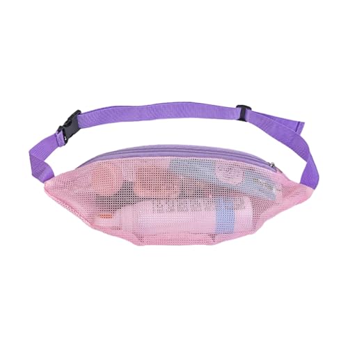 Netz-Hüfttasche – 35 X 17 cm Damen-Hüfttasche Für Den Strand | Strand-Taillenbeutel | Verstellbare Hüfttasche Aus Mesh-Umhängeband | Verstellbare Gürtel-Muscheltasche Aus Netzstoff Für Strand Netz-Hüfttasche – 35 X 17 cm Damen-Hüfttasche Für Den Strand | Strand-Taillenbeutel | Verstellbare Hüfttasche Aus Mesh-Umhängeband | Verstellbare Gürtel-Muscheltasche Aus Netzstoff Für Strand von Generisch