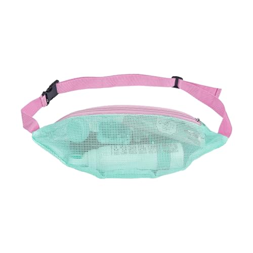 Netz-Hüfttasche – 35 X 17 cm Damen-Hüfttasche Für Den Strand | Strand-Taillenbeutel | Verstellbare Hüfttasche Aus Mesh-Umhängeband | Verstellbare Gürtel-Muscheltasche Aus Netzstoff Für Strand Netz-Hüfttasche – 35 X 17 cm Damen-Hüfttasche Für Den Strand | Strand-Taillenbeutel | Verstellbare Hüfttasche Aus Mesh-Umhängeband | Verstellbare Gürtel-Muscheltasche Aus Netzstoff Für Strand von Generisch