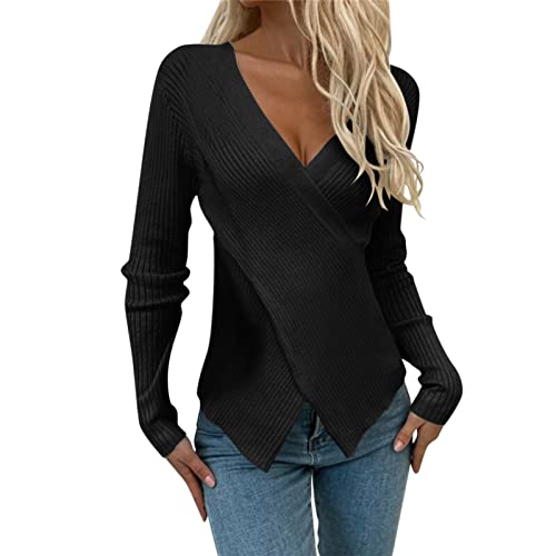 Neue Herbstmode Damen - Blusenjacke Damen Sommer Damen Tshirt Pullover Weiß Damen Erst Probieren Dann Zahlen Damen Pullover Damen Sexy Pullover Damen Oversize Sweatjacke Damen Sommer Sweat Damen Mante von Generisch