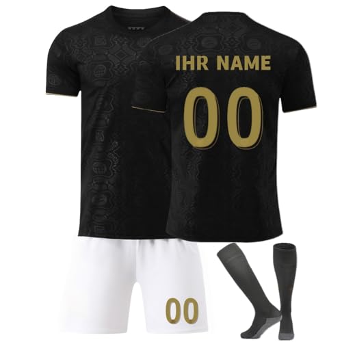 New 25/26 Fussball Trikot Kinder Personalisiert eigenem Namen & Nummer Enthält Shorts & Socken Heim/Auswärts Fussball Training T-Shirts Set fußball Geschenke für Jungs New 25/26 Fussball Trikot Kinder Personalisiert eigenem Namen & Nummer Enthält Shorts & Socken Heim/Auswärts Fussball Training T-Shirts Set fußball Geschenke für Jungs von Generisch