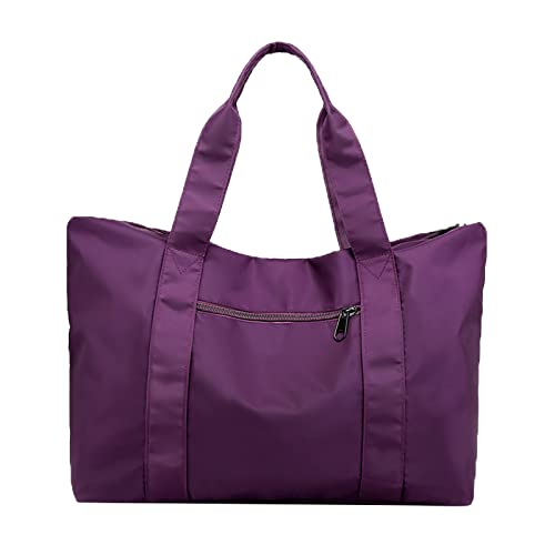 New Nylon Cloth Herren und Damen Portable Large Capacity Travel Shoulder Bag Over The Shoulder Bag, violett, Einheitsgröße New Nylon Cloth Herren und Damen Portable Large Capacity Travel Shoulder Bag Over The Shoulder Bag, violett, Einheitsgröße von Generisch