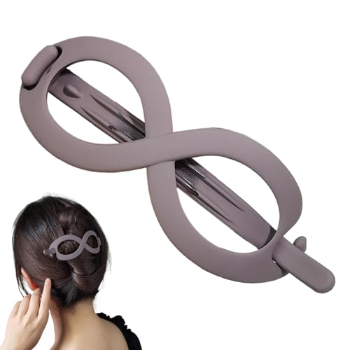 Nicht -Slip -Brötchen -Pferdeschwanzhalter - Gebogene Bananen -Kieferklammern, Haarklauen -Styling -Klemme, Grip Accessoire Set | Mode Clip Bundle Kit, Leichtes Arrangement -Werkzeug Für Mädchen Fraue von Generisch