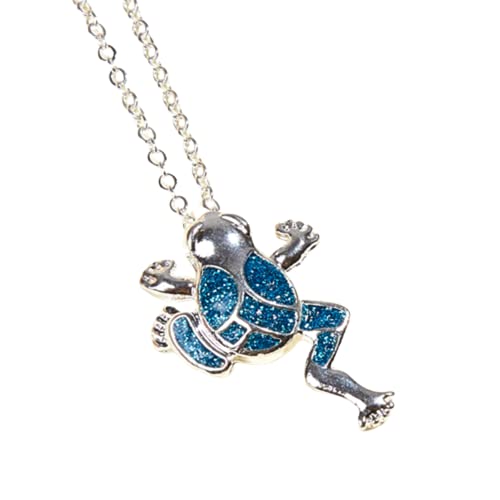 Niedliche Cartoon-Frosch-Anhänger-Halskette, Damenschmuck, exquisit, modisch, Persönlichkeit, weiblicher Schmuck, Geschenk, Halloween, Langlebigkeit von Generisch
