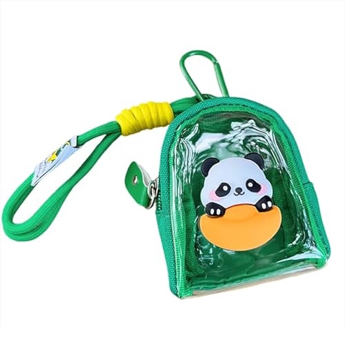 Niedliche Tier-Münzgeldbörse, kompakte Münzbörse, Mini-Aufbewahrungstasche, transparent, für den täglichen Gebrauch, Handtasche, Style E, 15.0*12.0*2.0 von Generisch