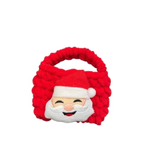 Niedliche gewebte Weihnachts-Geldbörse, Plüsch-Weihnachtsmann-Schlüsselanhänger, Kopfhörer-Aufbewahrungstasche, a1, 1.0*1.0*1.0 von Generisch