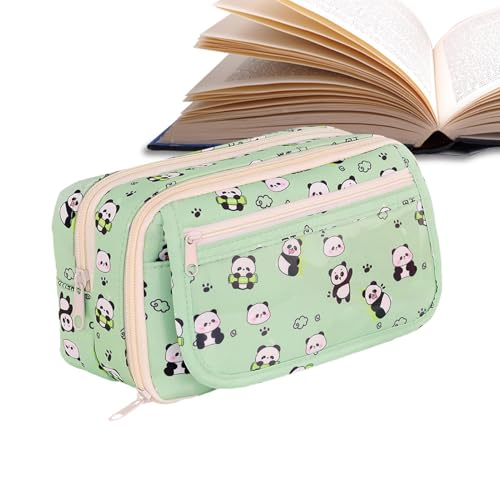 Niedliches Federmäppchen – ästhetische Stiftebox, einzigartige Stifttaschen mit Tiermuster, Schulbedarf mit einfacher Trennung von stabilen Werkzeugen, faszinierende Aufbewahrungstasche mit von Generisch