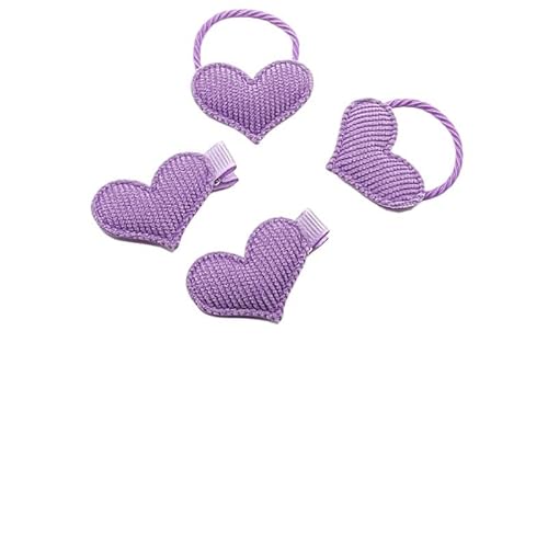 Niedliches Kinder-Stirnband für Mädchen, gebundener Pferdeschwanz, Gummiband, Stirnband, Lila, 4 Stück Niedliches Kinder-Stirnband für Mädchen, gebundener Pferdeschwanz, Gummiband, Stirnband, Lila, 4 Stück von Generisch